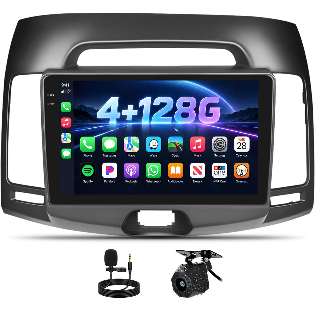 [6+128G] 8-Core Android 15 Car Radio Stereo for Hyundai 2007-2010