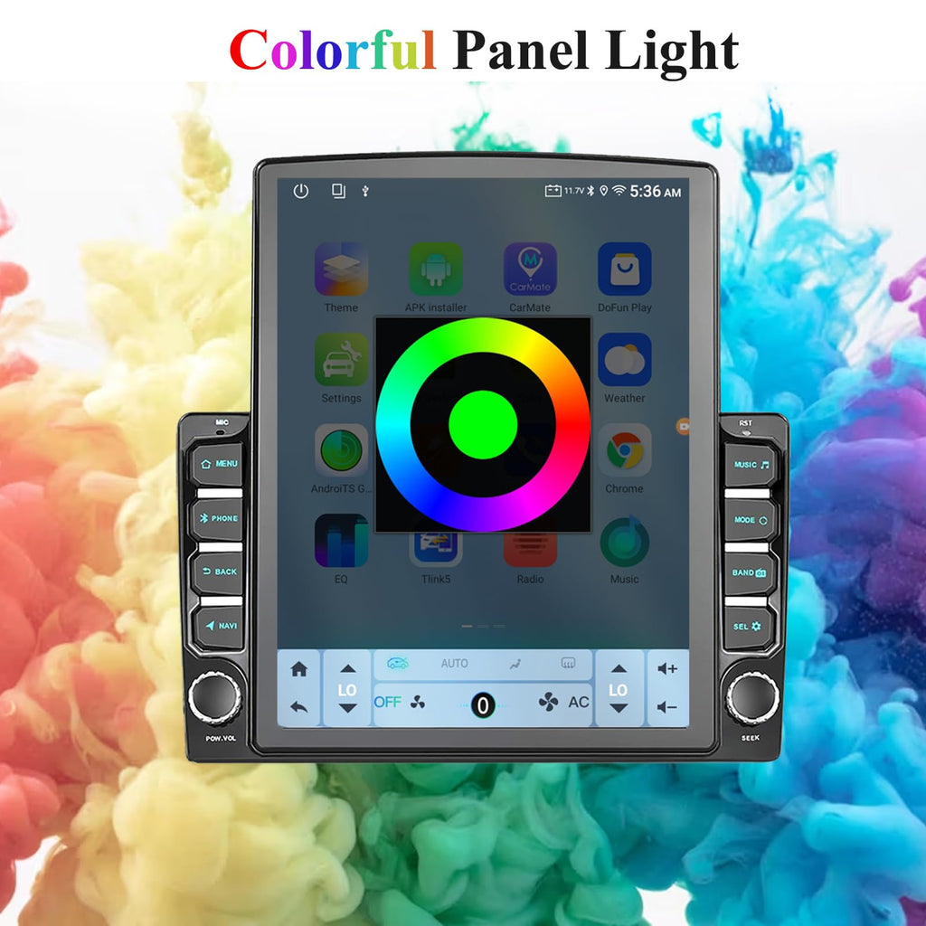 9.7" Android 15 Car Radio Compatible with Toyota Corolla 2003-2008(Non-J.B.L Version), Wireless CarPlay/Android Auto, 2G+64G, GPS, Bluetooth 5.1, Supprt Steering Wheel Control & Backup Camera