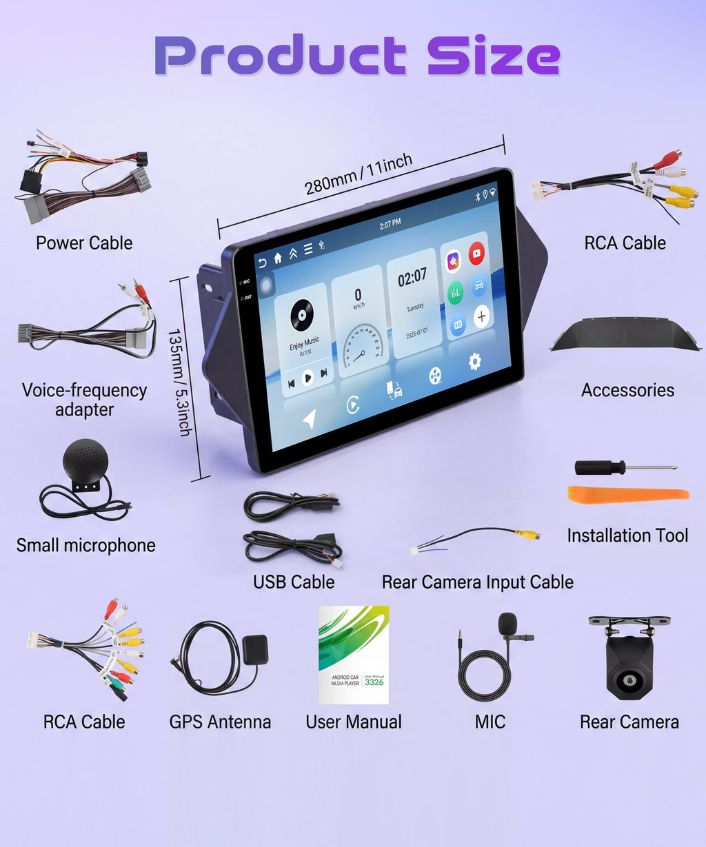Rimoody 4G+128G Android Car Stereo for Honda Acura MDX Radio 2007-2013