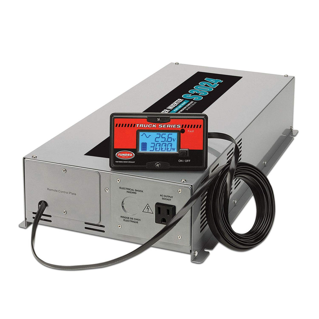 Tundra M Series - Truck Power Inverter - Modified Sine Wave 2500W / 12 Volts DC to 120 Volts AC - M2500