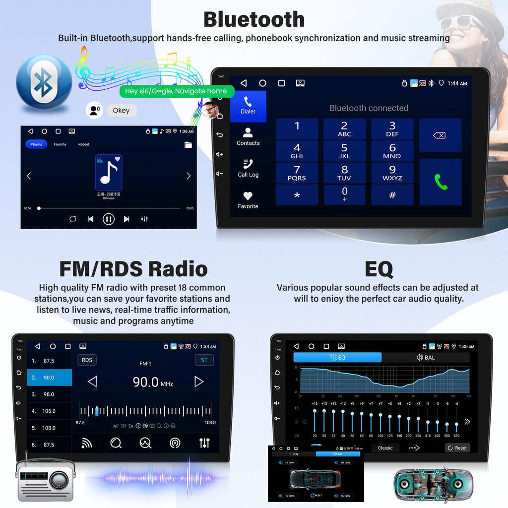 [6+128G] 8-Core Android 15 Car Radio Stereo for Nissan Juke 2011-2016