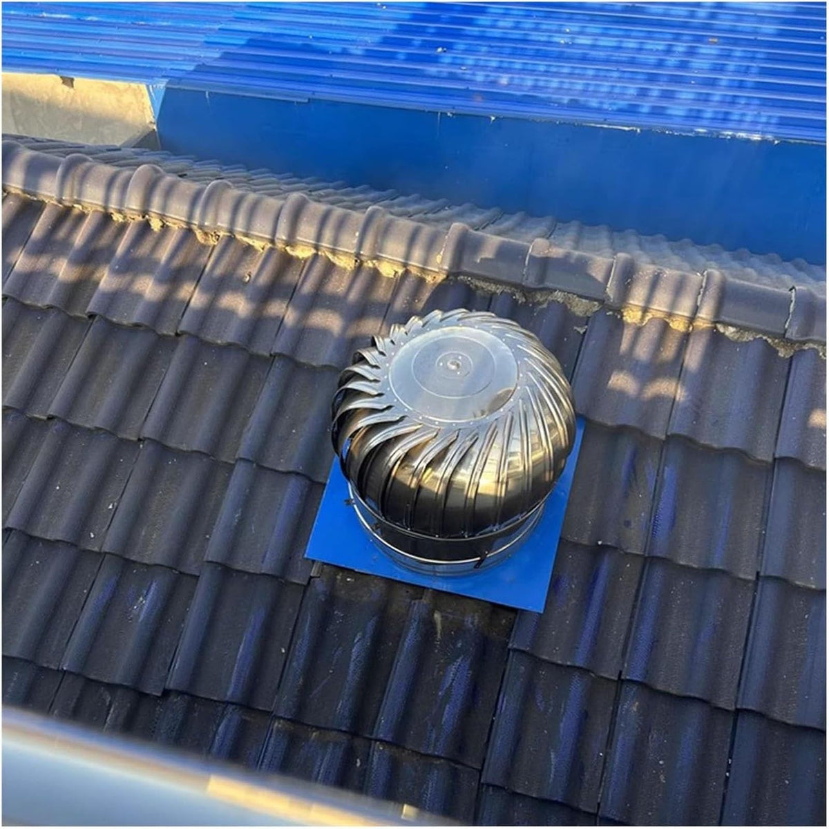 Wind Turbine Roof Exhaust Fan Cap,Vent Roof Mounted Attic Ventilator