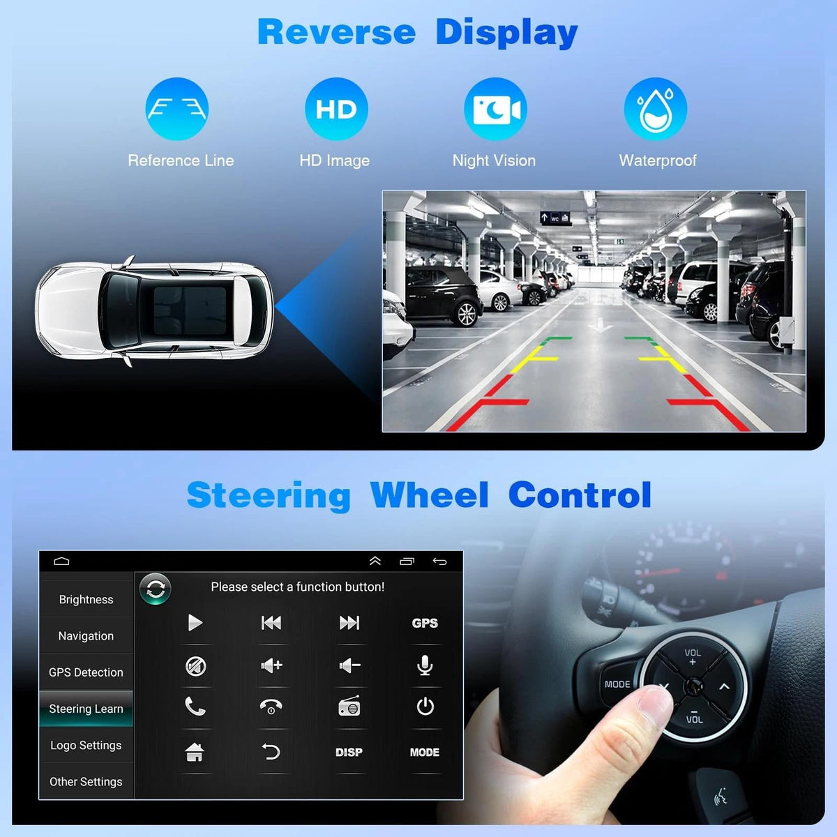 8+256G Car Stereo for Nissan Rogue 2008-2013 Radio Head Unit for Carplay