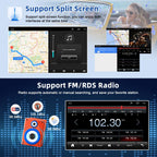 2G+64G Car Radio for Pontiac G6 2005-2010 with Wireless CarPlay and Android Auto, 8 Inch HD Touchscreen Android 14 Double Din Car Stereo Head Unit Support Bluetooth GPS WiFi FM RDS SWC BT Mirror Link