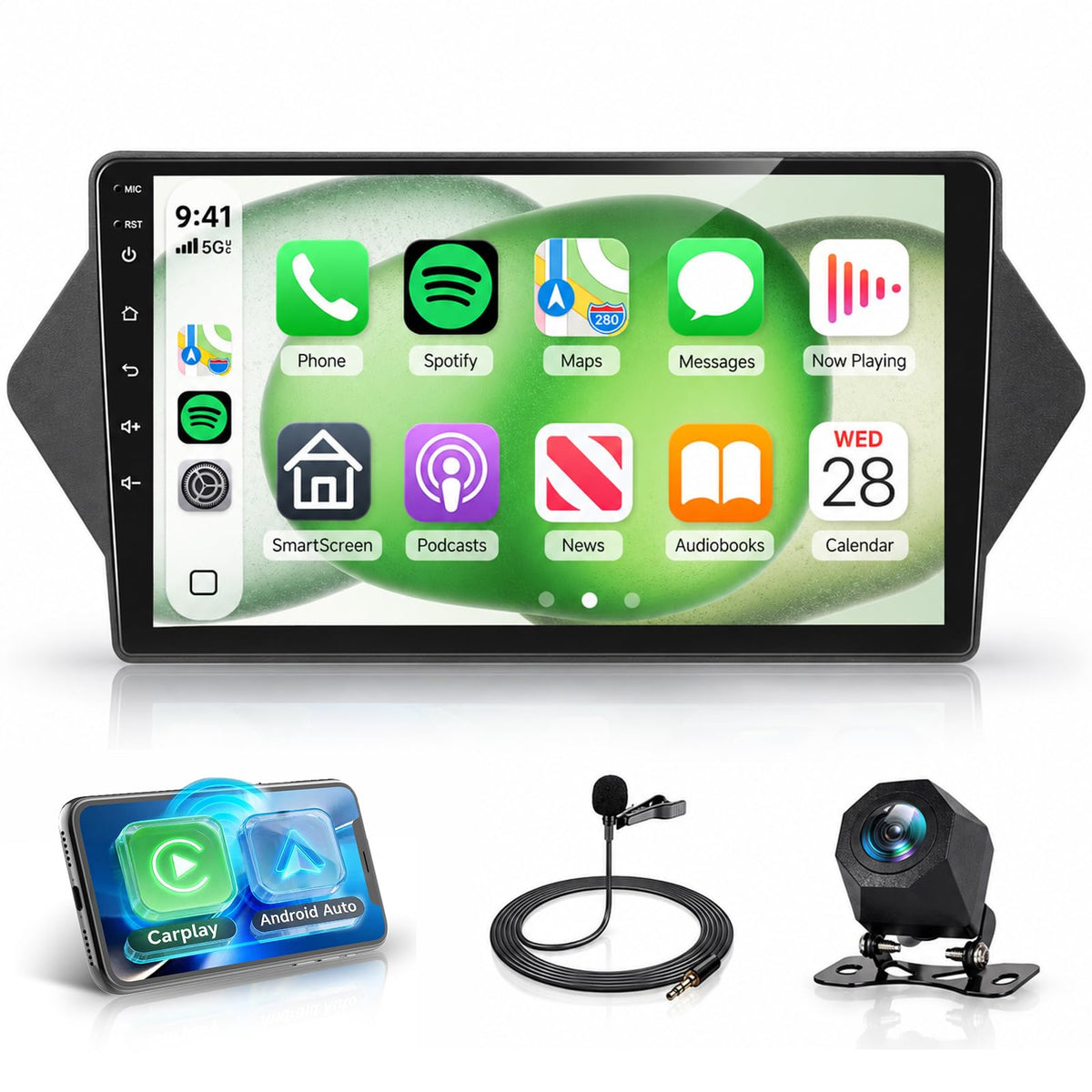 Rimoody 4G+128G Android Car Stereo for Honda Acura MDX Radio 2007-2013