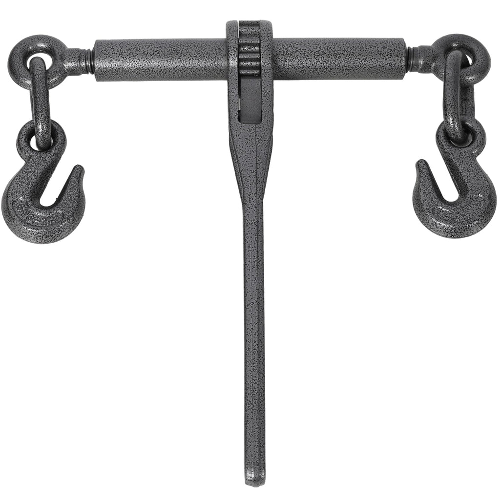 Geelife Heavy-Duty Ratchet Binders with Adjustable G70 Hooks, 4-Pack, Black