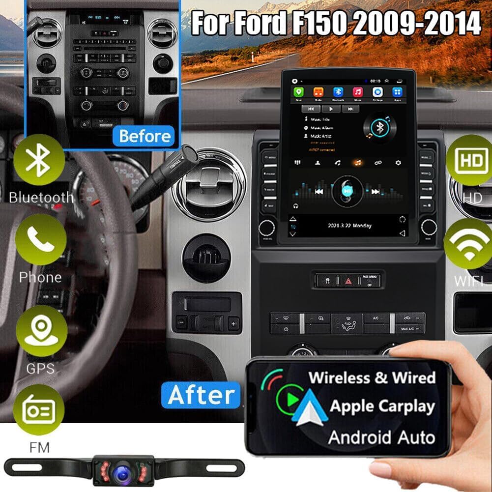 Android 15 Car Stereo for Ford F150 2009 2010 2011 2012 2013 2014
