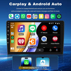 10.1" Touschscreen Car Radio for Chevy Cobalt 2007-2010 with Wireless CarPlay and Android Auto, 2G+32G Android 14 Double Din Car Stereo Head Unit Support GPS Bluetooth Mirror Link WiFi FM SWC Camera