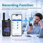 4G LTE PoC Radios Global Unlimited Range Walkie Talkies, Nationwide PTT Two Way Radios 2 Pack,