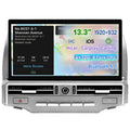 Stereo Radio Dash Kit for Toyota 4Runner Radio 2009-2022, Silver Upper 13.3" Android Head Unit TS10, 4+32G, Wireless CarPlay & Android Auto GPS Navigation AHD Backup Camera