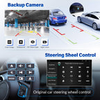 10'' Double Din Car Radio for Land Rover Range Rover Vogue 2013-2017 with Carplay Android Auto, LCD Touch Screen Stereo Audio Receiver with GPS Bluetooth WiFi AHD Backup Camera SWC FM Radio Receiver