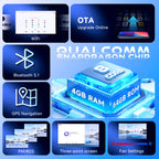 8-Core 4G+64G Android Car Stereo for Toyota 4runner Radio 2010-2020