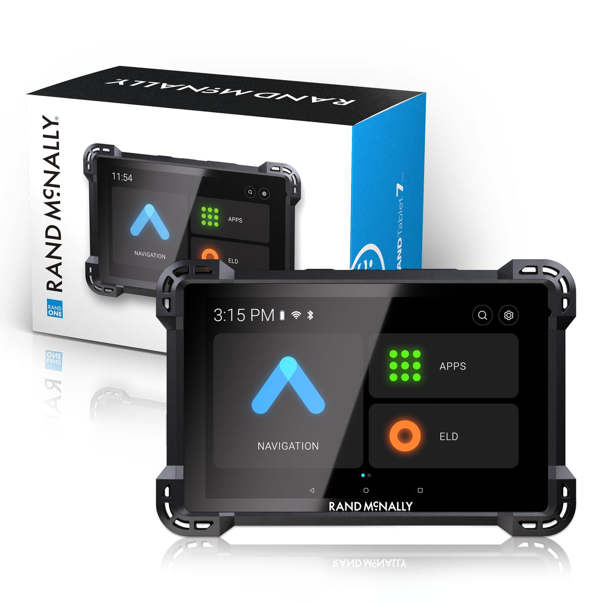 Rand McNally GPS Tablet, 6 Inch, Truck Navigation, Android, Real-Time Traffic, Fleet Management, RANDTAB6