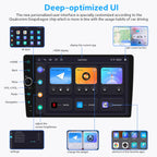 JOYING Car Stereo for Toyota FJ Cruiser 2007-2014 with Wireless Carplay Android Auto Mirror Link, 9 Inch Touch Screen 4GB+64GB Car Radio Andriod 12 Head Unit Plug and Play(JY-TZ168N4)