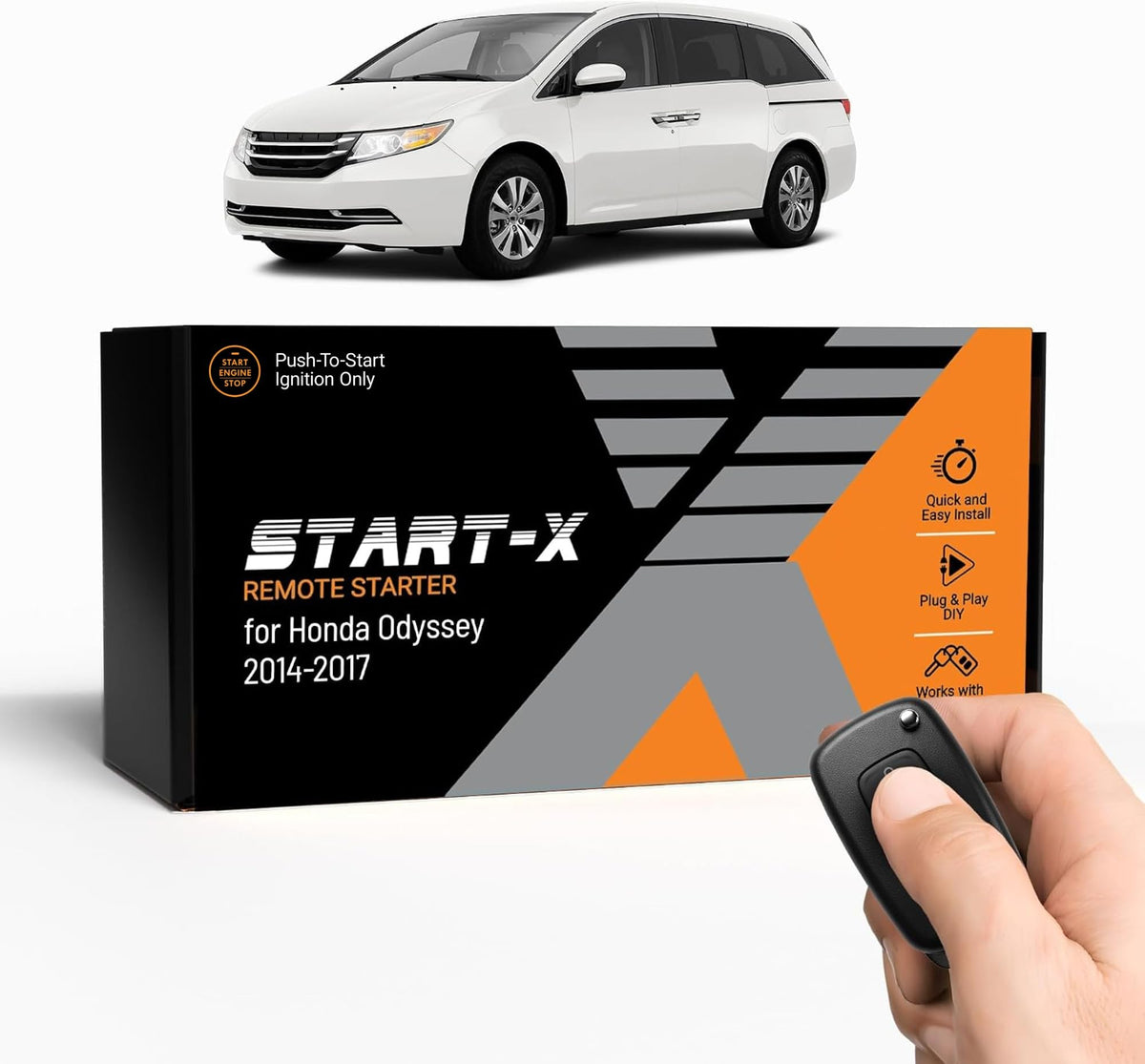 Start-X Car Remote Starter Kit for Honda Odyssey (2014, 2015, 2016, 2017)