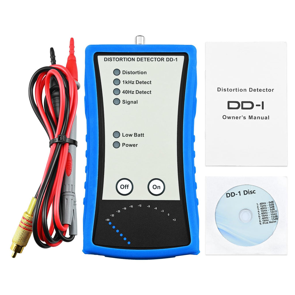 DD-1 Distortion Detector, Audio Amplifier Gain Setting Tool for Car Audio