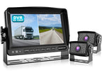 HD 1080P Wired Backup Camera System: 7" Monitor + Rear View Camera