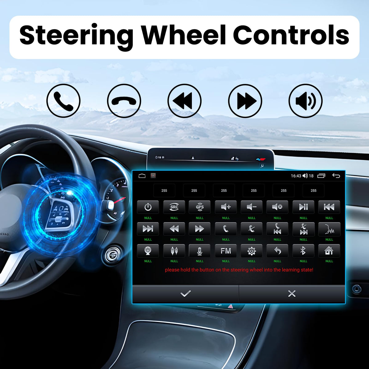 [4+64G] Car Radio for Jeep Compass 2017-2020: 10inch 1280 * 800HD Touch Screen Head Unit Stereo Replacement FM RDS CarPlay Android Auto 5GWiFi Bluetooth5.0 1080P Backup Camera SWC GPS