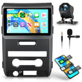 4G+128G Car Radio for Ford F150 2009 2010 2011 2012 with Wireless CarPlay Android Auto, 9 Inch Touchscreen Android Car Stereo with GPS WiFi Mirror Link SWC Bluetooth AM/FM EQ Backup Camera