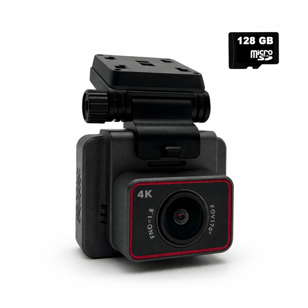 FalconEye Pinnacle Mini 4K Dash Cam: 2160P Ultra HD Front Car Camera, 2” IPS Screen & 170° Wide Angle, Built-in GPS Tracking & WiFi App, Enhanced Night Vision, Loop Recording & G-Sensor