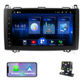 Radio for W639 Sprinter: 64G Double Din Car Stereo with Bluetooth AM FM Apple Carplay for Mercedes Benz W169 Vito Viano W906, 9" Touch Screen Android System Head Unit Play with Backup Camera FMAM