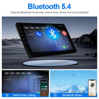 4+64G 9-inch Android 14 Car Stereo for Jeep Renegade 2015-2020 IPS Touchscreen Screen Car Radio with WiFi 6 Carplay & Android Auto Support Backup Camera GPS FM Navi Bluetooth 5.4 SWC