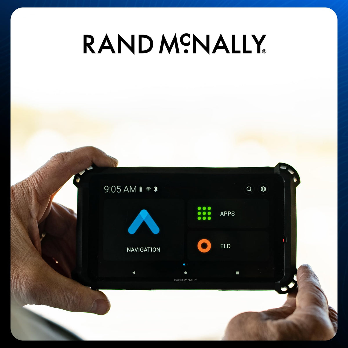 Rand McNally GPS Tablet, 6 Inch, Truck Navigation, Android, Real-Time Traffic, Fleet Management, RANDTAB6