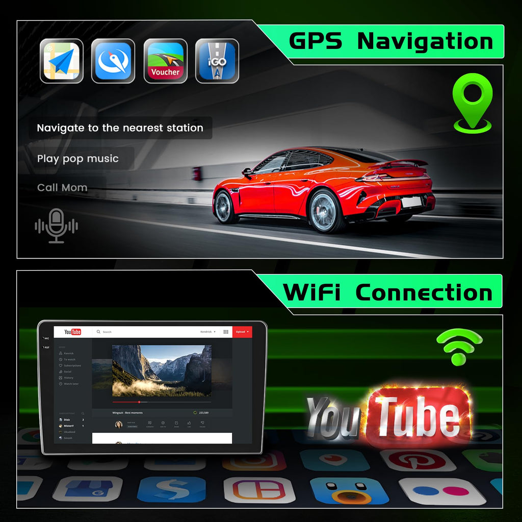 4+128G Android 15 Car Stereo for Honda CRV 2007 2008 2009 2010 2011