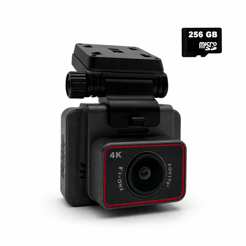 FalconEye Pinnacle Mini 4K Dash Cam: 2160P Ultra HD Front Car Camera, 2” IPS Screen & 170° Wide Angle, Built-in GPS Tracking & WiFi App, Enhanced Night Vision, Loop Recording & G-Sensor