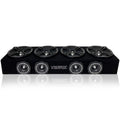 MENACE AUDIO Car Audio Midrange Enclosure 4 x 6.5 2000Watts VOICEBOX (MA-VB6525-4R) RED