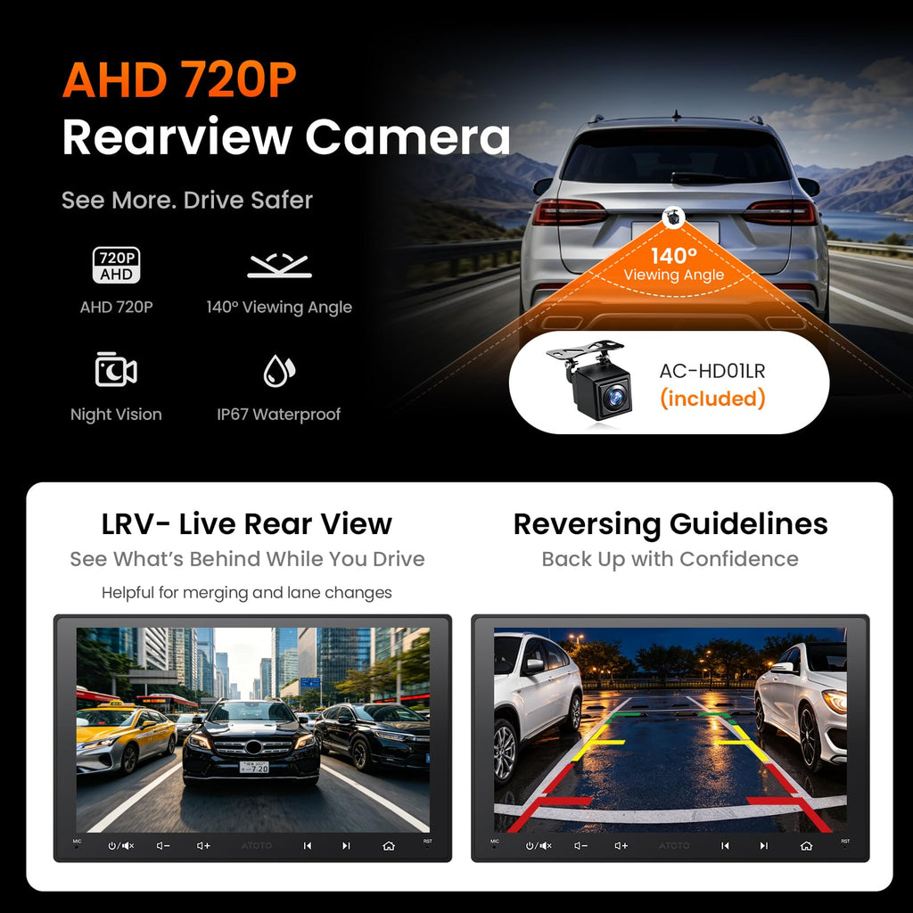 ATOTO A5L 9Inch Double-DIN Android Car Stereo Wireless CarPlay Android Auto