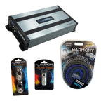 Mono Subwoofer Amplifier HA-A800.1 Bundle with HA-AK0 Amp Kit Harmony Audio