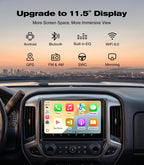 11.5" Android 4G+64G Car Stereo for Sierra GMC Chevy Silverado 2014-2018