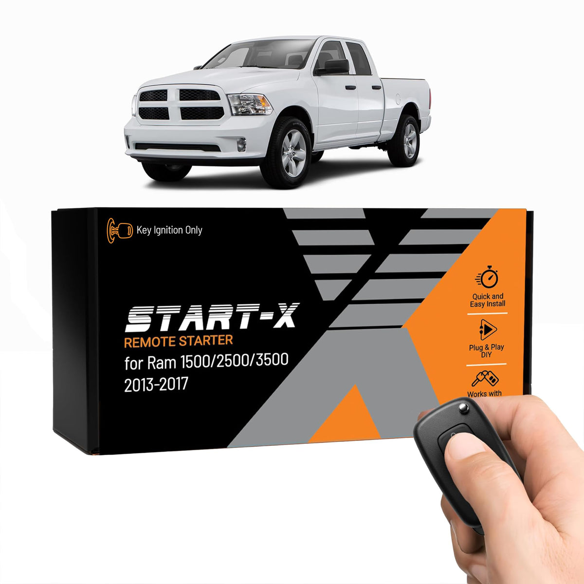 Start-X Remote Starter Kit for RAM 1500, 2500, 3500 (2013-2017)