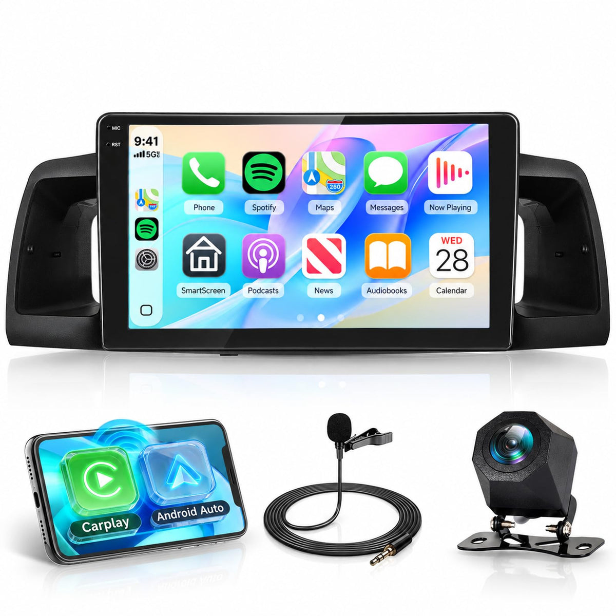 Rimoody 8 Core 6G+128G Android 15 Car Stereo for Toyota Corolla 2007-2012