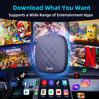 Carlinkit Tbox Plus CarPlay AI Box, Wireless 8GB+128GB Android Aibox