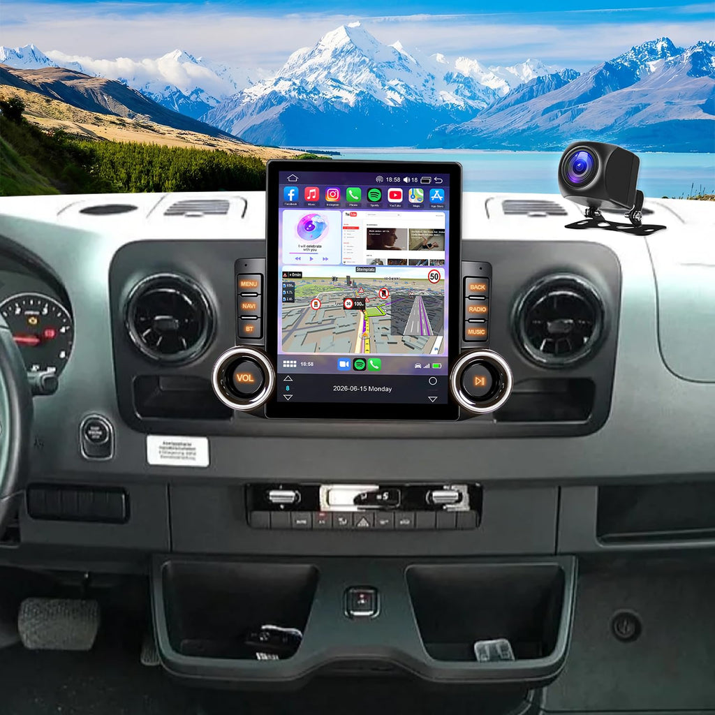 Android Car Radio for Mercedes-Benz Sprinter 2018–2022 Upgrade 9.7" Stereo