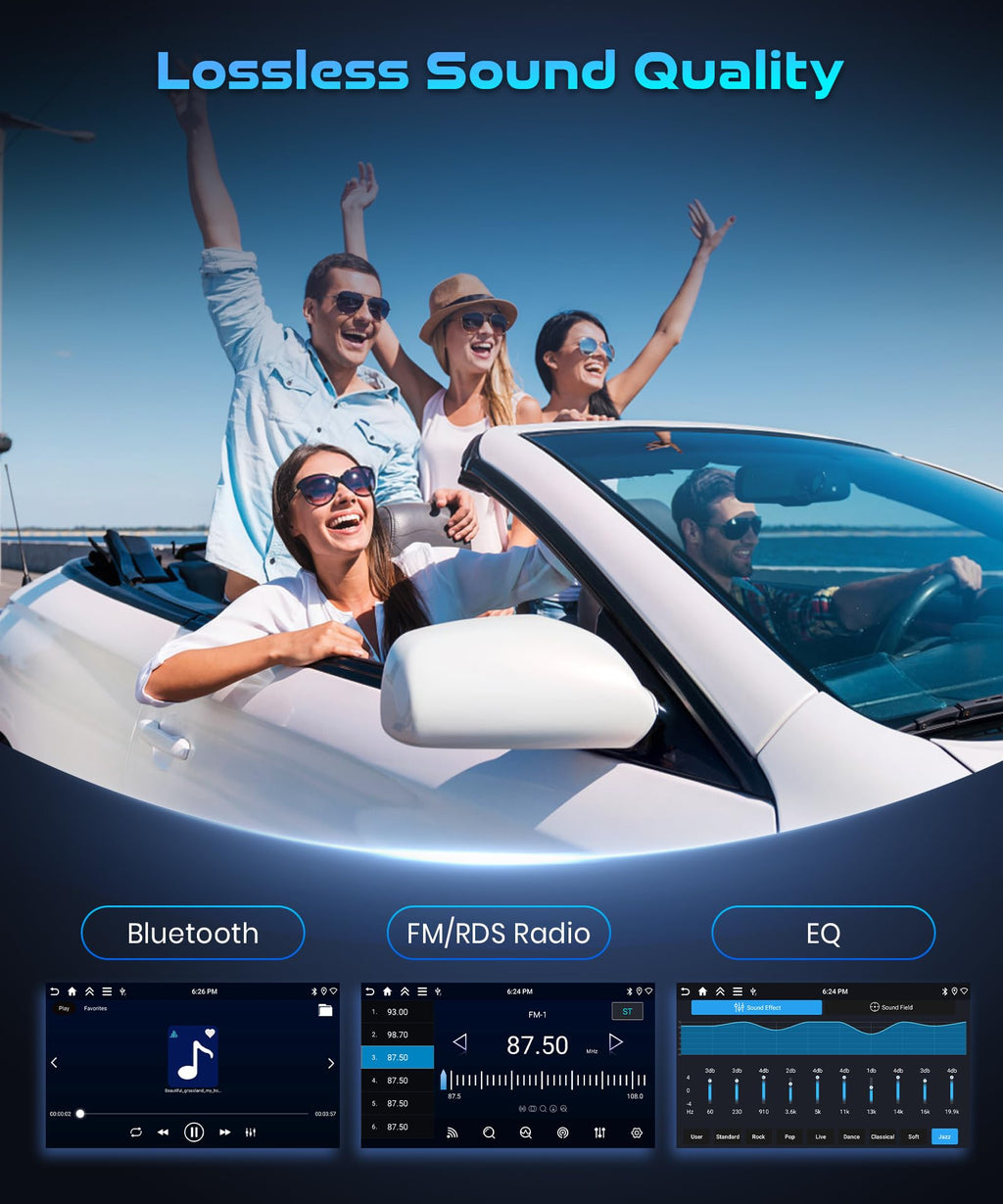 Rimoody 4G+64G Android 15 Car Stereo for Ford Ranger 2011-2015, 5GHz WiFi
