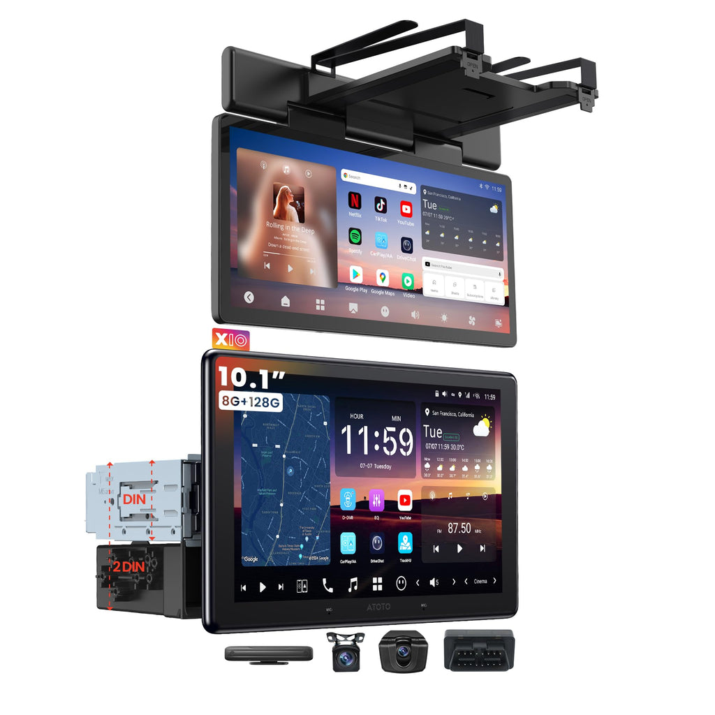 12.95" AI ScenePilot Android Car Stereo&Second Touchscreen with Dashcam