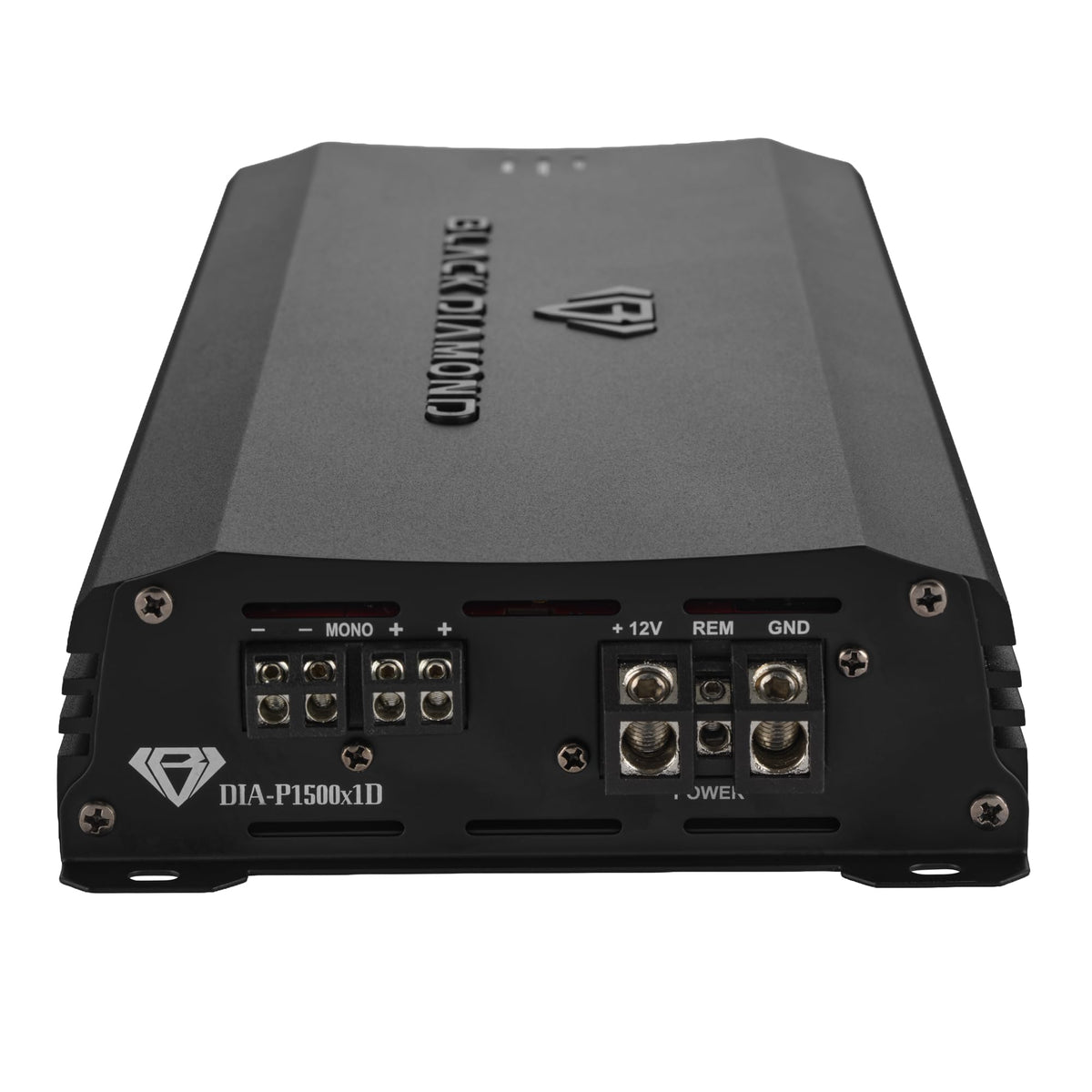 Black Diamond DIA-P1500x1D Car Audio Amplifier Class D 1 Channel Monoblock Amp 1500 Watts RMS, Remote Level Control Included