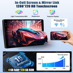 SIXTOP 4G+128G Android Car Stereo Radio for Nissan Sentra 2013-2017 Wireless CarPlay Android Auto 10.1 Inch HD Touchscreen GPS Navigation Head Unit Bluetooth 5.0 FM/RDS WiFi 32EQ SWC AHD Backup Camera