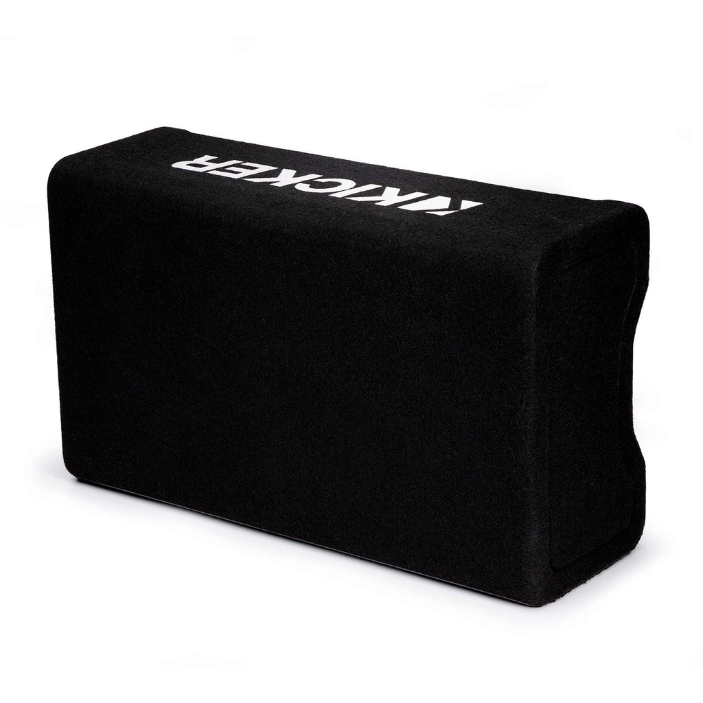 KICKER 48CDF104 Comp 10" Subwoofer in Down Firing Enclosure, 4-Ohm