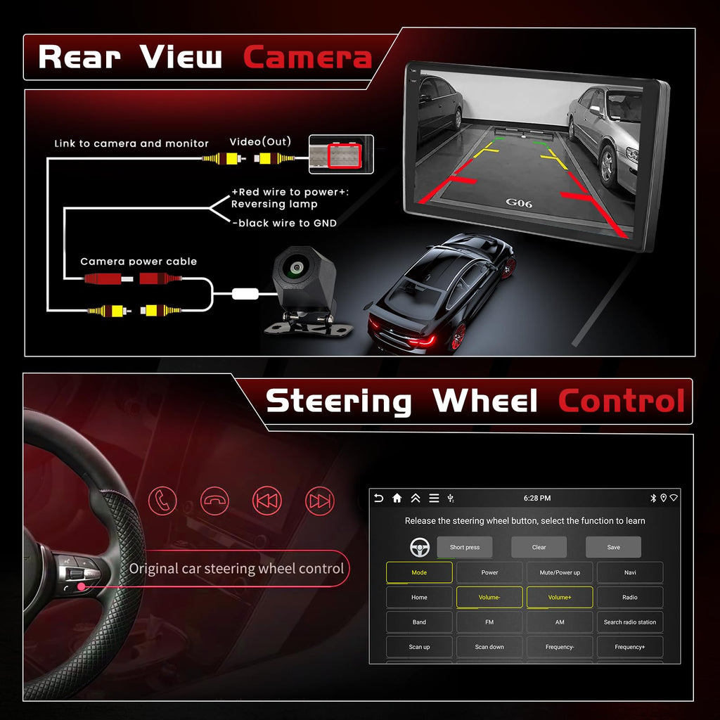 4+128G Android 15 Car Stereo for Dodge Charger 2015-2021