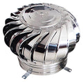 304 Stainless Steel Roof Wind Ventilator - Rotating Chimney Cowl, No Assembly Needed, Rainproof Design, Durable Exhaust Vent for Roofs, Efficient Air Circulation