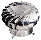 304 Stainless Steel Roof Wind Ventilator - Rotating Chimney Cowl, No Assembly Needed, Rainproof Design, Durable Exhaust Vent for Roofs, Efficient Air Circulation