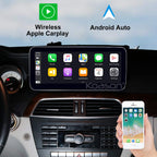 Android 8Core 4+64GB 10.25 inch HD1920 Screen Upgrade Display Monitor Multimedia Player GPS Navigation for Mercedes Benz C W204 (2011-2013) NTG4.5 4.7