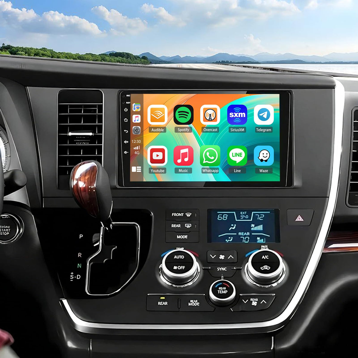 Car Radio Stereo for Toyota Sienna 2015-2018 GPS Navi Head Unit Car Player