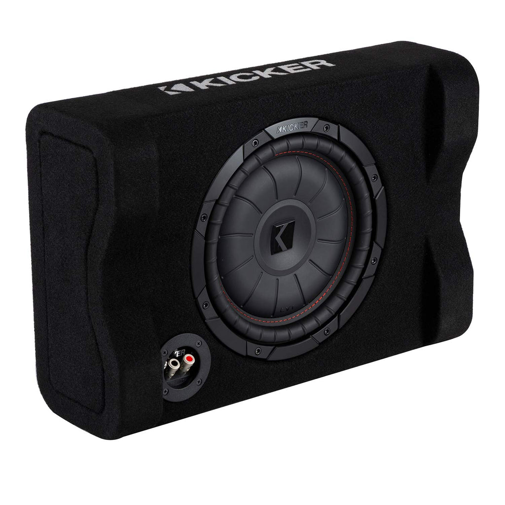 KICKER 48CVTDF102 CVTDF 10" Subwoofer in Down Firing Enclosure, 2-Ohm