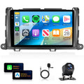 [4G+128G] Car Stereo for Toyota Sienna 2010-2014 with 5GWiFi/Android 15/Wireless Carplay Android Auto,9" Incell Touch Screen Radio,GPS/EQ DSP/Bluetooth5.0/SWC/AHD Backup Camera