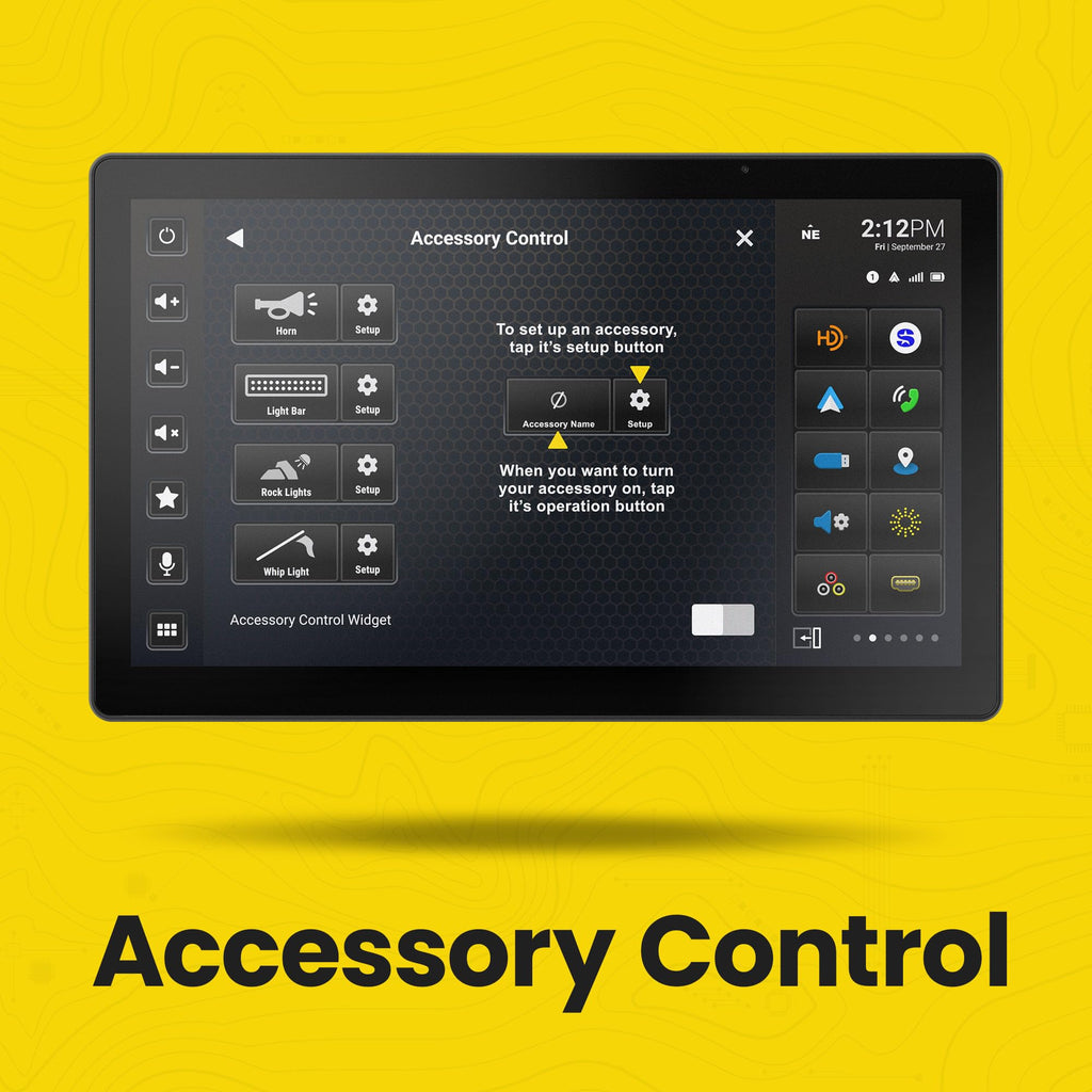 Stinger HORIZON12 12.8” Universal Car Stereo with Wireless Apple CarPlay